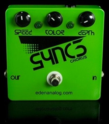 Eden Analog Synchronicity Sync3 chorus pedal